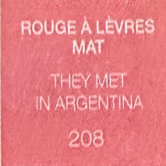 Gucci Rouge à Lèvres Mat Lipstick – They Met in Argentina (208) Brand Ne… - Picture 3 of 17